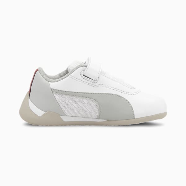 BMW M Motorsport R-Cat Toddler Shoes, Puma White-Puma White, extralarge