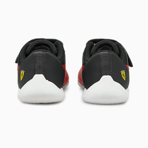 Scuderia Ferrari Race R-Cat Little Kids' Shoes, Black-Rosso Corsa-White, extralarge