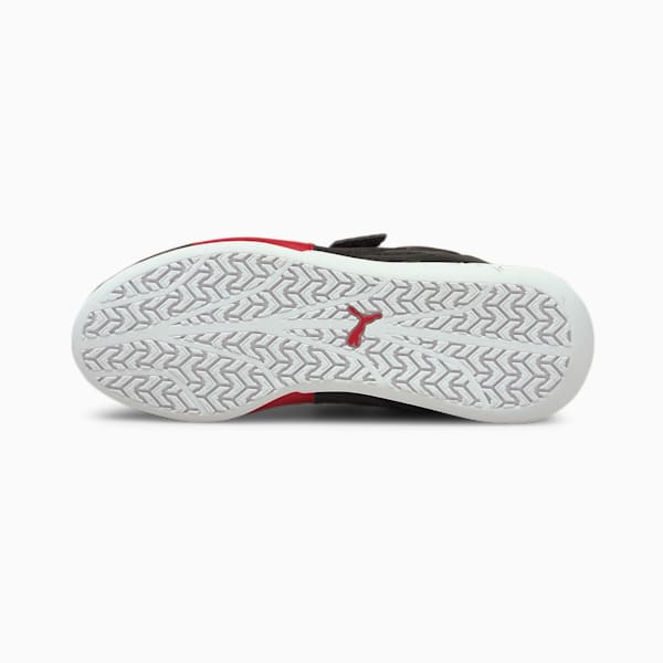 Scuderia Ferrari Race R-Cat Little Kids' Shoes, Black-Rosso Corsa-White, extralarge