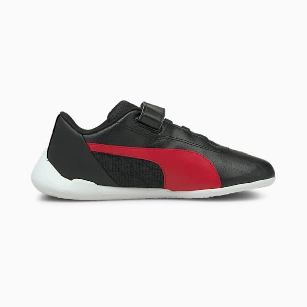 Scuderia Ferrari Race R-Cat Little Kids' Shoes, Black-Rosso Corsa-White, extralarge