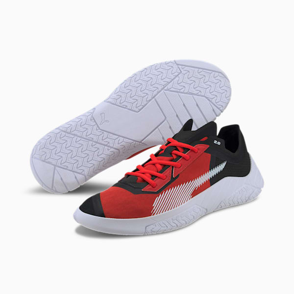 Scuderia Ferrari Race Replicat-X 2.0 Men's Motorsport Shoes, Rosso Corsa-Puma Black-Puma White, extralarge