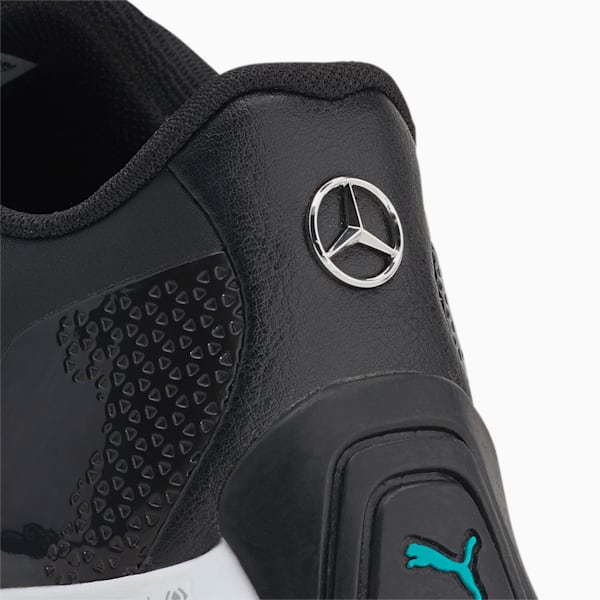 Mercedes Kart Cat-X Tech Sneakers, Puma Black-Spectra Green-Puma Black, extralarge-IND