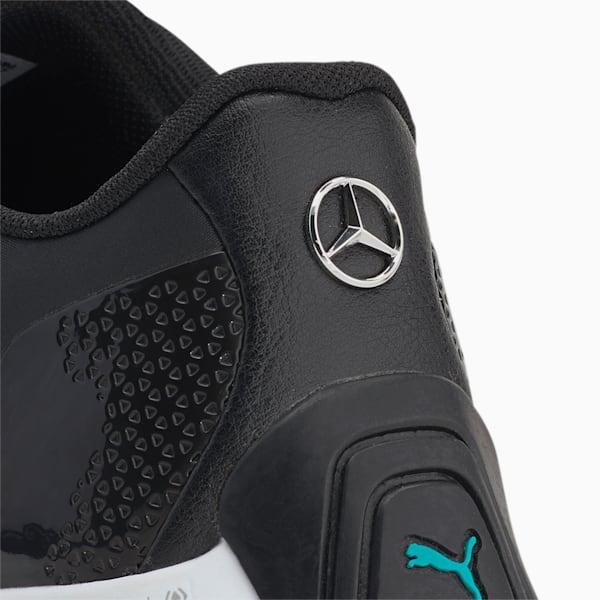Mercedes Kart Cat-X Tech Unisex Sneakers, Puma Black-Spectra Green-Puma Black, extralarge-IND
