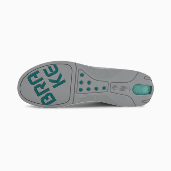 Mercedes Kart Cat-X Tech Unisex Sneakers, Puma White-Spectra Green-Mercedes Team Silver, extralarge-IND