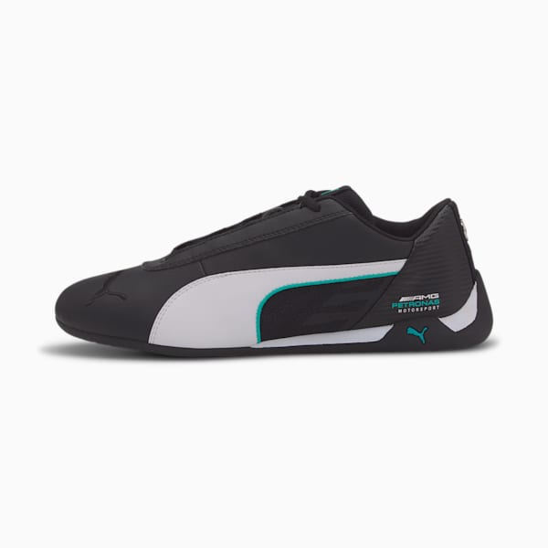 Mercedes R-Cat Unisex Sneakers, Puma Black-Puma White, extralarge-IND