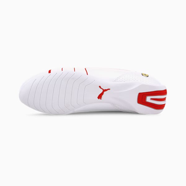 Scuderia Ferrari Race Future Kart Cat Men's Motorsport Shoes, Puma White-Rosso Corsa, extralarge