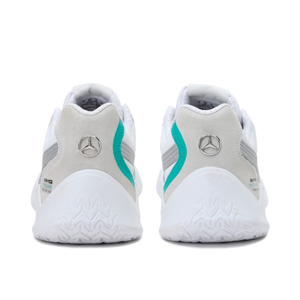 Mercedes DC Future Unisex Shoes, Puma White-Puma Silver, extralarge-IND