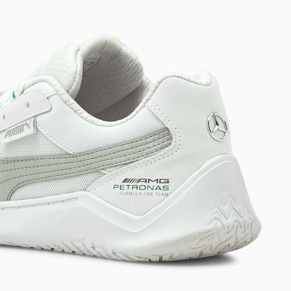 Mercedes DC Future Unisex Shoes, Puma White-Puma Silver, extralarge-IND