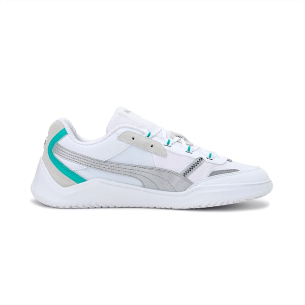 Mercedes DC Future Unisex Shoes, Puma White-Puma Silver, extralarge-IND