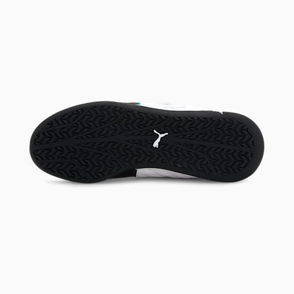 Mercedes-AMG Petronas R-Cat Little Kids' Motorsport Shoes, Puma White-Puma Black, extralarge