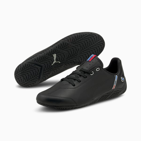 BMW M Motorsport Ridge Cat Men's Motorsport Shoes, Puma Black-Puma Black, extralarge