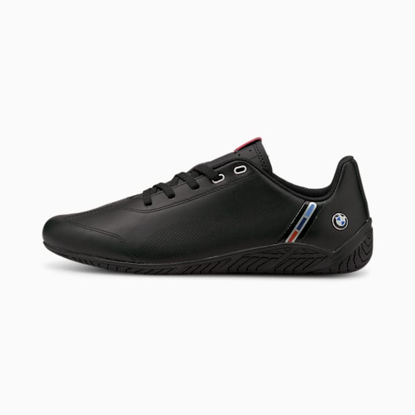 BMW M Motorsport Ridge Cat Men's Motorsport Shoes, Puma Black-Puma Black, extralarge
