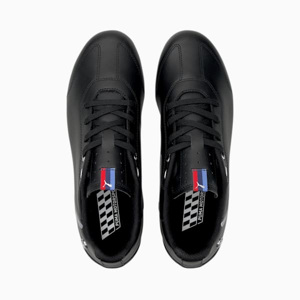 BMW M Motorsport Ridge Cat Men's Motorsport Shoes, Puma Black-Puma Black, extralarge