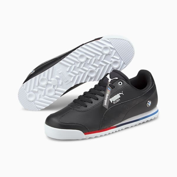 BMW M Motorsport Roma Men's Sneakers, Puma Black-Puma Black, extralarge