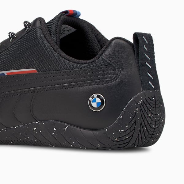 BMW M Motorsport Speedcat Men's Driving Shoes, Puma Black-Puma Black-Puma Black, extralarge