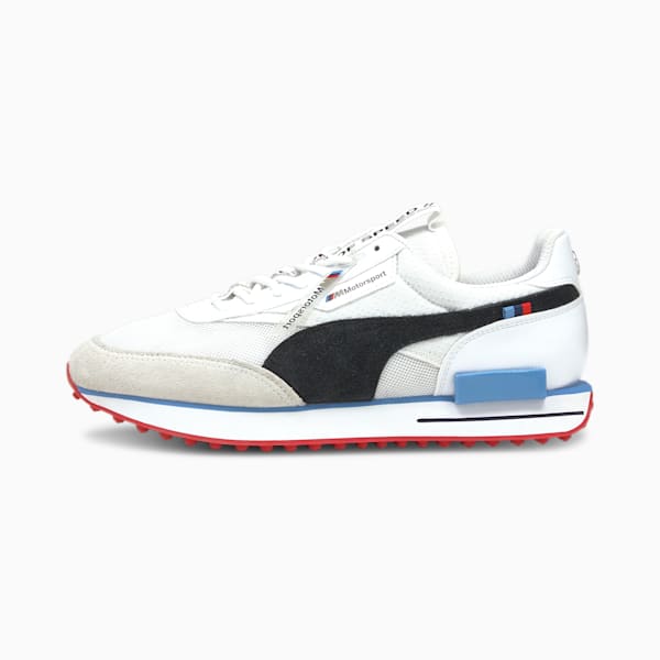 Tenis BMW M Motorsport Future Rider, Puma White-Puma Black-High Risk Red, extralarge