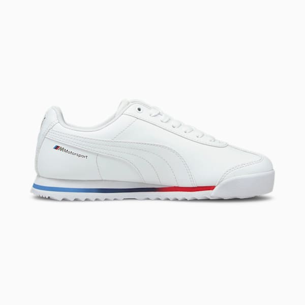 BMW M Motorsport Roma Sneakers JR, Puma White-Puma White, extralarge