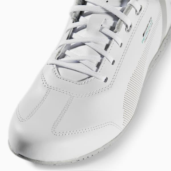 Mercedes AMG Petronas F1 RDG Cat Motorsport Shoes, Puma White-Spectra Green, extralarge-IND