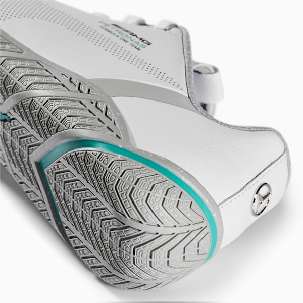 Mercedes AMG Petronas F1 RDG Cat Motorsport Shoes, Puma White-Spectra Green, extralarge-AUS