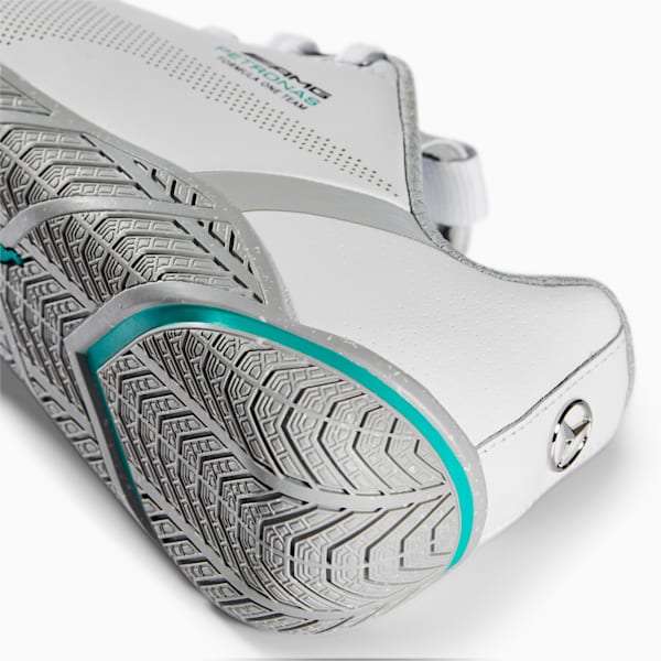 Mercedes AMG Petronas F1 RDG Cat Motorsport Shoes, Puma White-Spectra Green, extralarge-IND
