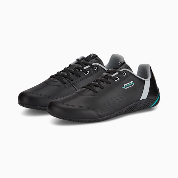 Mercedes AMG Petronas F1 RDG Cat Motorsport Shoes, Puma Black-Spectra Green, extralarge-IND