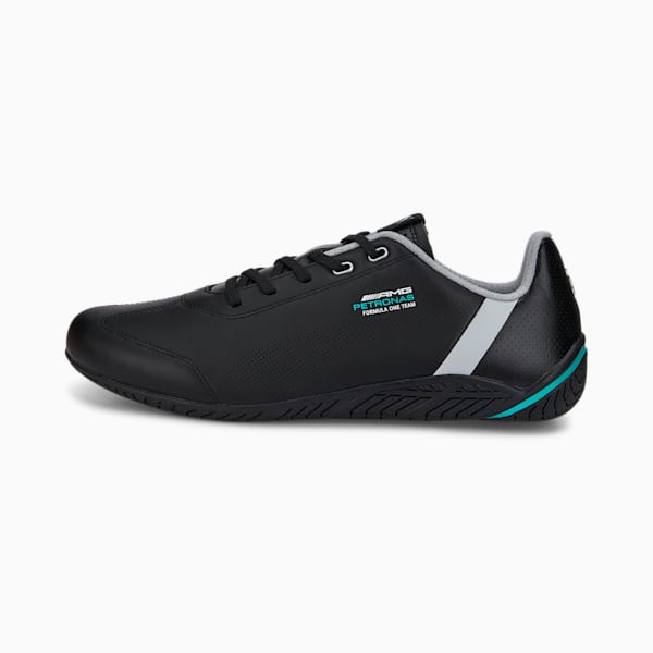 Mercedes AMG Petronas F1 RDG Cat Motorsport Shoes, Puma Black-Spectra Green, extralarge-IND