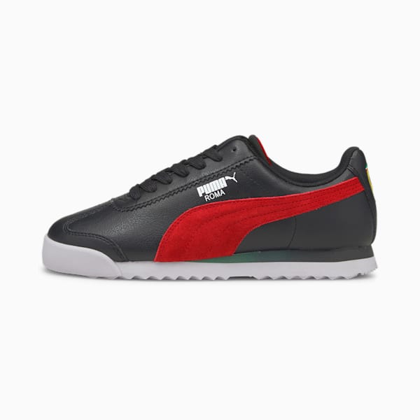 Scuderia Ferrari Race Roma Sneakers JR, Puma Black-Puma Black, extralarge