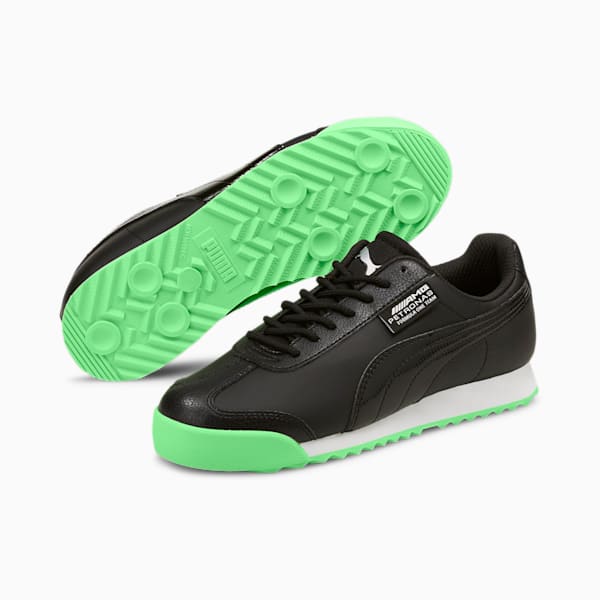 Mercedes-AMG Petronas F1 Roma Sneakers JR, Puma Black-Puma Black, extralarge