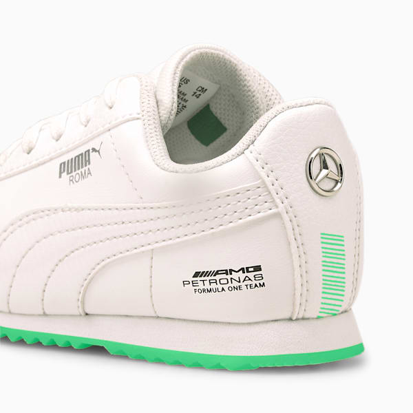 Mercedes-AMG Petronas F1 Roma Toddler Shoes, Puma White-Puma White, extralarge