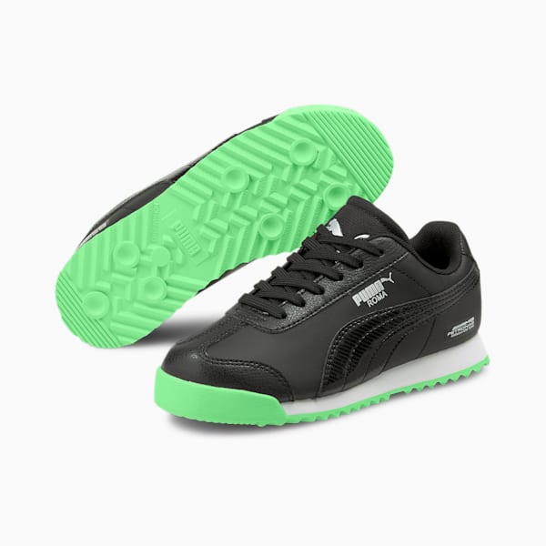 Mercedes-AMG Petronas F1 Roma Little Kids' Shoes, Puma Black-Puma Black, extralarge