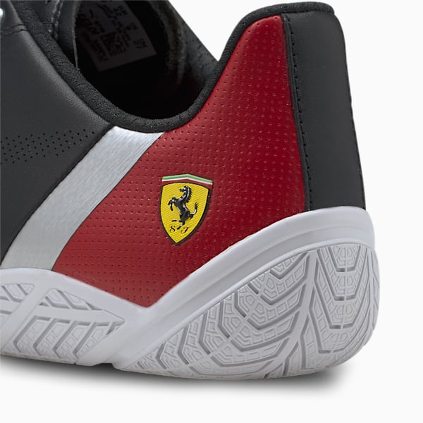Scuderia Ferrari Ridge Cat Unisex Motorsport Shoes, Puma Black-Rosso Corsa-Puma White, extralarge