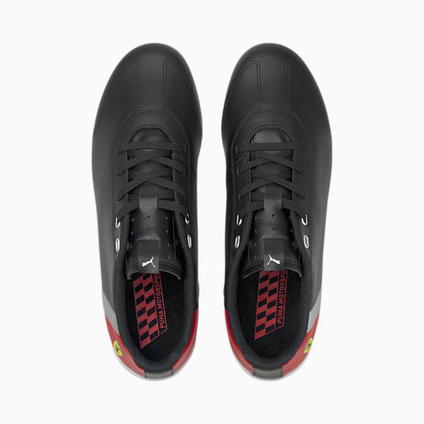 Scuderia Ferrari Ridge Cat Unisex Motorsport Shoes, Puma Black-Rosso Corsa-Puma White, extralarge