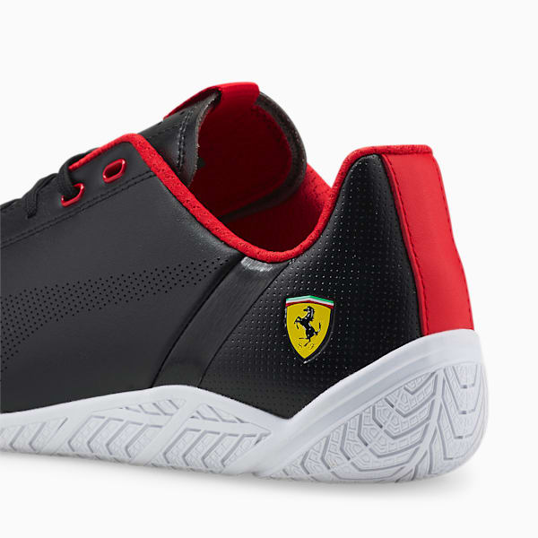 Scuderia Ferrari Ridge Cat Men's Motorsport Shoes, Puma Black-Puma White, extralarge