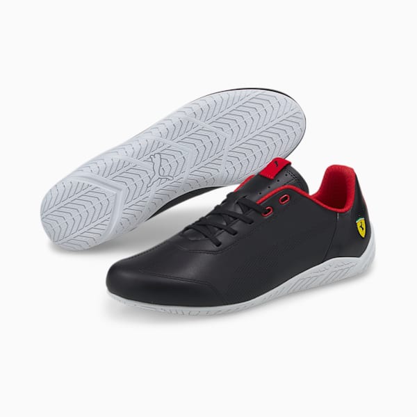 Scuderia Ferrari Ridge Cat Men's Motorsport Shoes, Puma Black-Puma White, extralarge