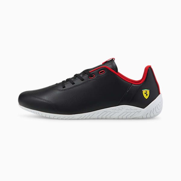 Scuderia Ferrari Ridge Cat Men's Motorsport Shoes, Puma Black-Puma White, extralarge