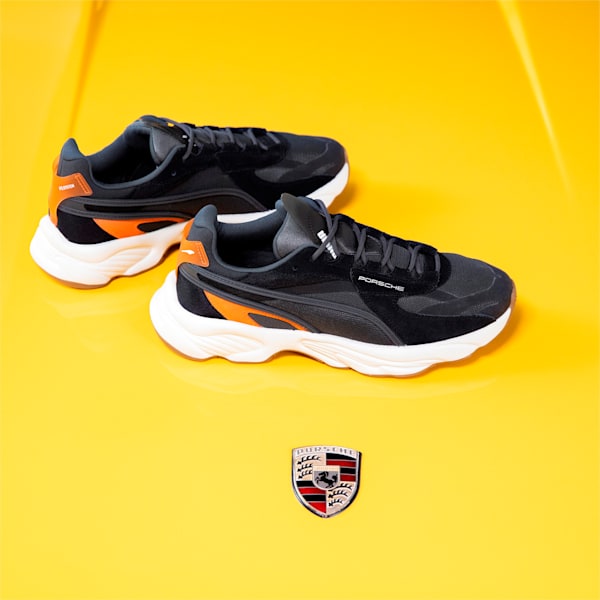 Porsche Legacy RS-Connect Men's Sneakers, Asphalt-Puma Black-Carrot, extralarge