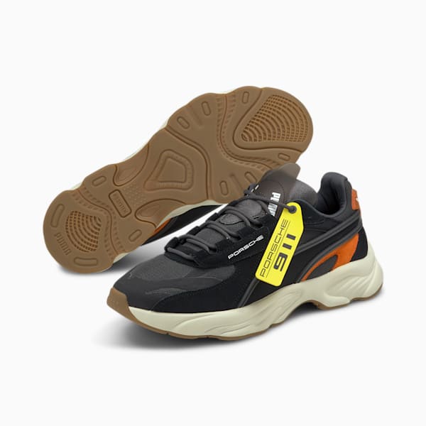 Porsche Legacy RS-Connect Men's Sneakers, Asphalt-Puma Black-Carrot, extralarge