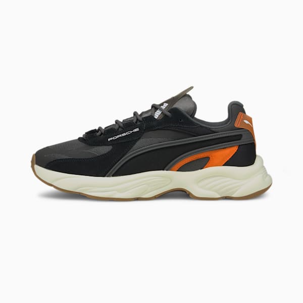 Porsche Legacy RS-Connect Men's Sneakers, Asphalt-Puma Black-Carrot, extralarge