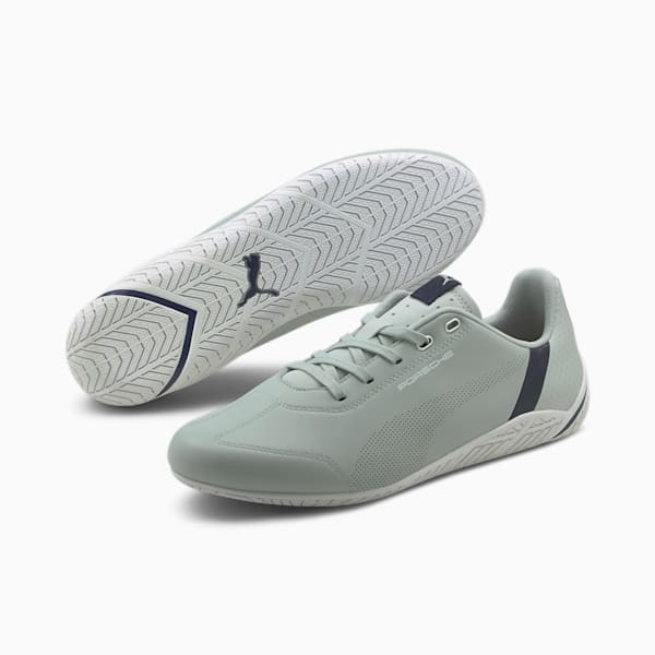 Porsche Legacy Ridge Cat Men's Motorsport Shoes, High Rise-Puma White-Peacoat, extralarge
