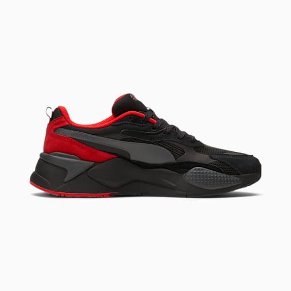 Porsche Legacy RS-X³ 911 GT3 R Men's Sneakers, Puma Black-Asphalt-High Risk Red, extralarge