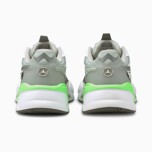 Mercedes-AMG Petronas F1 RS-X³ Men's Sneakers, Puma White-Puma Silver, extralarge