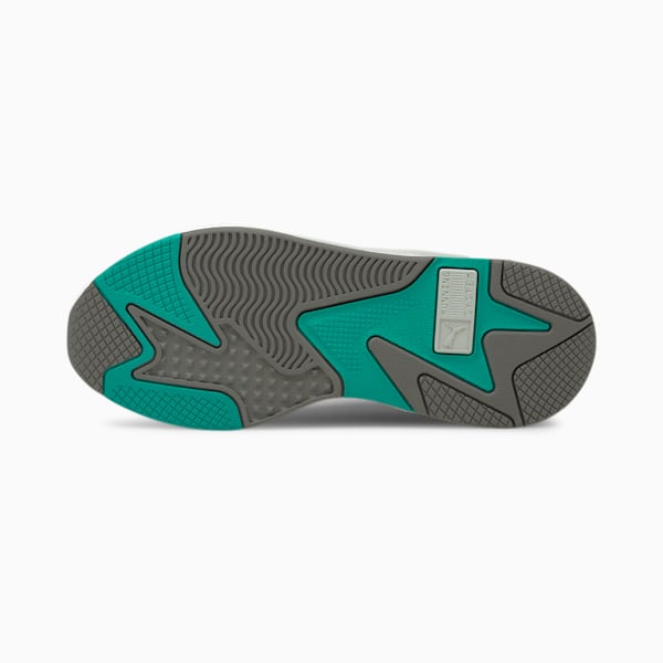 Mercedes-AMG Petronas F1 RS-X³ Men's Sneakers, Puma White-Puma Silver, extralarge
