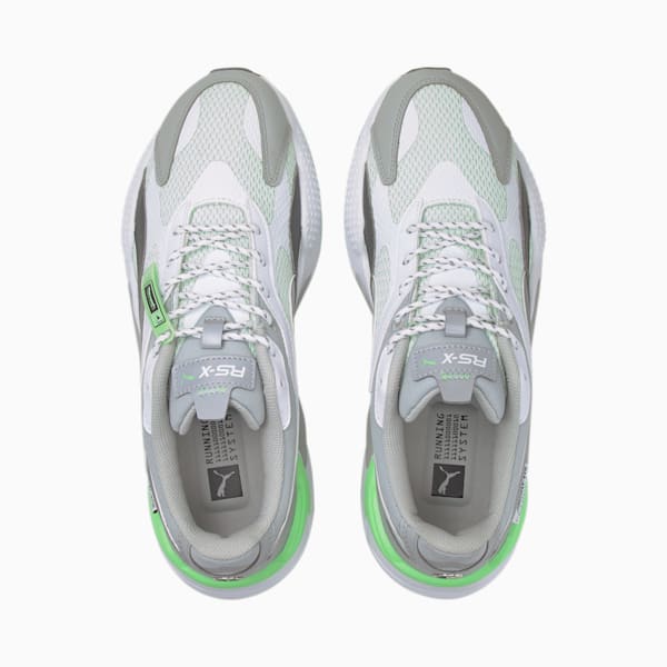 Mercedes-AMG Petronas F1 RS-X³ Men's Sneakers, Puma White-Puma Silver, extralarge