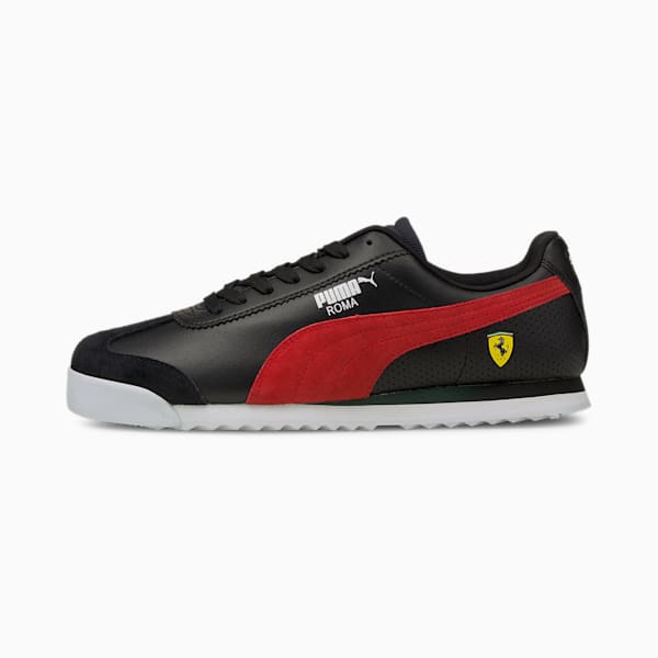 Scuderia Ferrari Roma Men's Sneakers, Puma Black-Puma White, extralarge