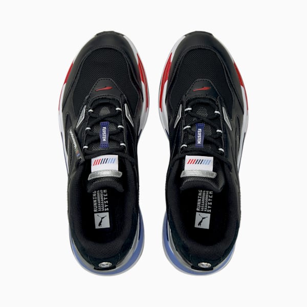 BMW M Motorsport RS-Fast Men's Sneakers, Puma Black-Marina-High Risk Red, extralarge