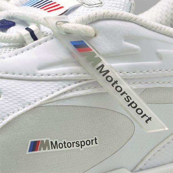 Tenis de automovilismo BMW M Motorsport RS-Fast, Puma White-Marina-High Risk Red, extralarge