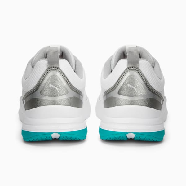 Mercedes AMG Petronas F1 Wired Run Unisex Sneakers, PUMA White-PUMA Silver, extralarge-IND