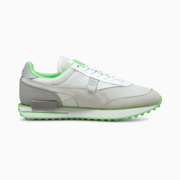 Mercedes-AMG Petronas F1 Future Rider Men's Sneakers, Mercedes Team Silver-Puma White, extralarge