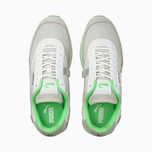 Mercedes-AMG Petronas F1 Future Rider Men's Sneakers, Mercedes Team Silver-Puma White, extralarge