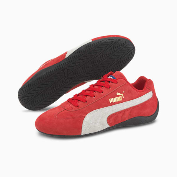 Speedcat OG Sparco Women's Motorsport Shoes, Ribbon Red-Puma White, extralarge